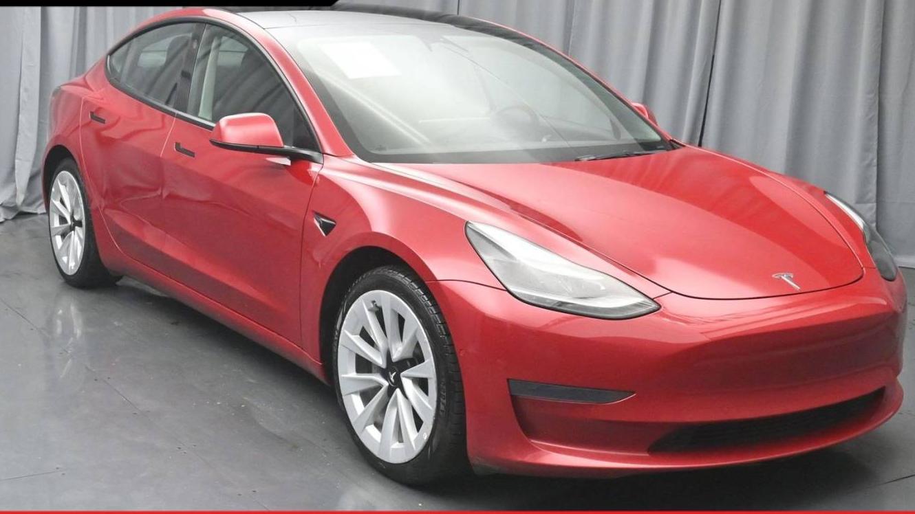 TESLA MODEL 3 2022 5YJ3E1EBXNF105846 image